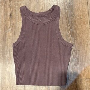 Brown Women’s Aerie Ribbed Tank Top Medium